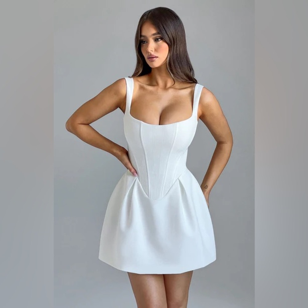 Stunning White Baby Boo Dress